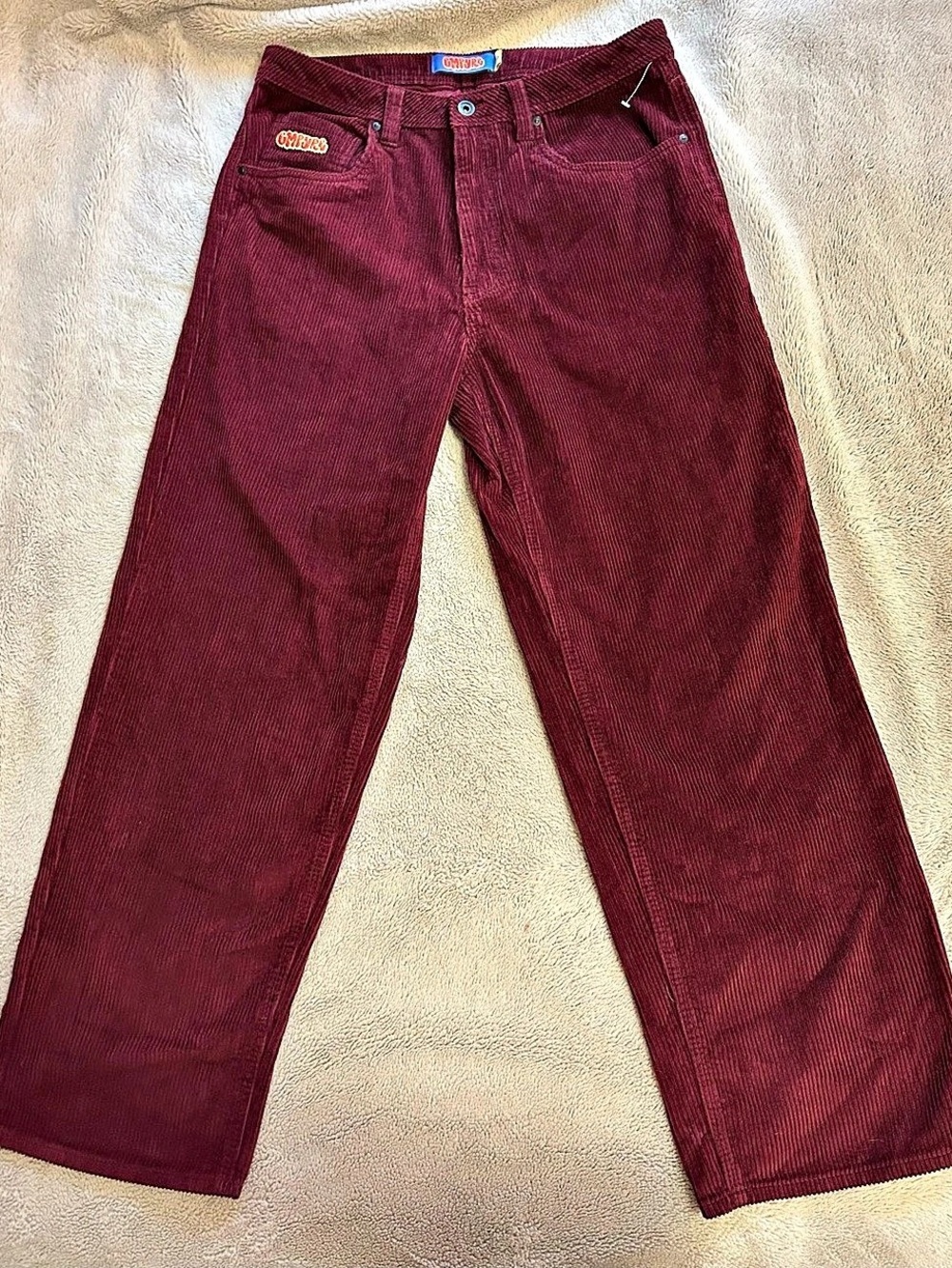 Empyre Men's Burgundy Corduroy Pants Waist 32 Like New